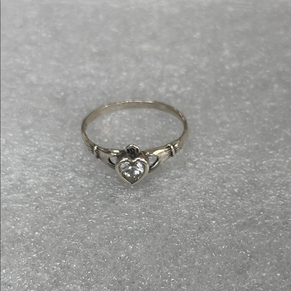 Sterling Silver Heart Ring - image 2